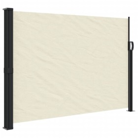 vidaXL Seitenmarkise Ausziehbar Creme 140x500 cm
