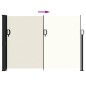 vidaXL Seitenmarkise Ausziehbar Creme 140x500 cm vidaXL Seitenmarkise Ausziehbar Creme 140x500 cm