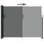 vidaXL Seitenmarkise Ausziehbar Anthrazit 160x500 cm vidaXL Seitenmarkise Ausziehbar Anthrazit 160x500 cm