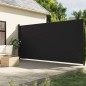 vidaXL Seitenmarkise Ausziehbar Schwarz 220x500 cm vidaXL Seitenmarkise Ausziehbar Schwarz 220x500 cm