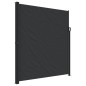 vidaXL Seitenmarkise Ausziehbar Schwarz 220x500 cm vidaXL Seitenmarkise Ausziehbar Schwarz 220x500 cm