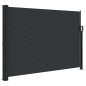 vidaXL Seitenmarkise Ausziehbar Schwarz 140x600 cm vidaXL Seitenmarkise Ausziehbar Schwarz 140x600 cm