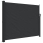 vidaXL Seitenmarkise Ausziehbar Schwarz 160x600 cm vidaXL Seitenmarkise Ausziehbar Schwarz 160x600 cm