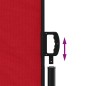 vidaXL Seitenmarkise Ausziehbar Rot 200x600 cm vidaXL Seitenmarkise Ausziehbar Rot 200x600 cm