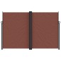 vidaXL Seitenmarkise Ausziehbar Braun 220x600 cm vidaXL Seitenmarkise Ausziehbar Braun 220x600 cm
