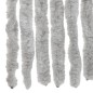 vidaXL Fliegenvorhang Grau 56x200 cm Chenille vidaXL Fliegenvorhang Grau 56x200 cm Chenille