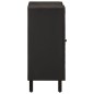 vidaXL Beistellschrank Schwarz 90x33x75 cm Massivholz Mango vidaXL Beistellschrank Schwarz 90x33x75 cm Massivholz Mango