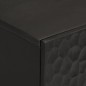 vidaXL Beistellschrank Schwarz 90x33x75 cm Massivholz Mango vidaXL Beistellschrank Schwarz 90x33x75 cm Massivholz Mango