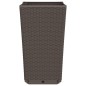 vidaXL Pflanzkübel 4 Stk. Braun 32,5x32,5x57 cm PP vidaXL Pflanzkübel 4 Stk. Braun 32,5x32,5x57 cm PP