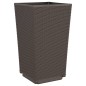 vidaXL Pflanzkübel 4 Stk. Braun 32,5x32,5x57 cm PP vidaXL Pflanzkübel 4 Stk. Braun 32,5x32,5x57 cm PP