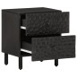 vidaXL Nachttische 2 Stk. Schwarz 40x33x46 cm Massivholz Mango vidaXL Nachttische 2 Stk. Schwarz 40x33x46 cm Massivholz Mango