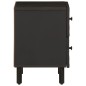 vidaXL Nachttische 2 Stk. Schwarz 40x33x46 cm Massivholz Mango vidaXL Nachttische 2 Stk. Schwarz 40x33x46 cm Massivholz Mango