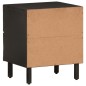 vidaXL Nachttische 2 Stk. Schwarz 40x33x46 cm Massivholz Mango vidaXL Nachttische 2 Stk. Schwarz 40x33x46 cm Massivholz Mango