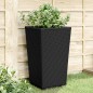 vidaXL Pflanzkübel 2 Stk. Schwarz 32,5x32,5x57 cm PP vidaXL Pflanzkübel 2 Stk. Schwarz 32,5x32,5x57 cm PP