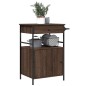 vidaXL Küchenwagen Braun Eichen-Optik 56x43x89,5 cm Holzwerkstoff vidaXL Küchenwagen Braun Eichen-Optik 56x43x89,5 cm Holzwerkstoff
