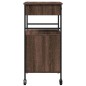 vidaXL Küchenwagen Braun Eichen-Optik 56x43x89,5 cm Holzwerkstoff vidaXL Küchenwagen Braun Eichen-Optik 56x43x89,5 cm Holzwerkstoff