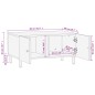 vidaXL Couchtisch Schwarz 80x50x40 cm Massivholz Mango vidaXL Couchtisch Schwarz 80x50x40 cm Massivholz Mango