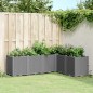 vidaXL Pflanzkübel Hellgrau 160x120x53 cm PP vidaXL Pflanzkübel Hellgrau 160x120x53 cm PP