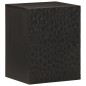 vidaXL Bad-Wandschrank Schwarz 38x33x48 cm Massivholz Mango vidaXL Bad-Wandschrank Schwarz 38x33x48 cm Massivholz Mango