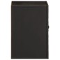 vidaXL Bad-Wandschrank Schwarz 38x33x48 cm Massivholz Mango vidaXL Bad-Wandschrank Schwarz 38x33x48 cm Massivholz Mango