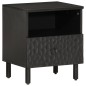 vidaXL Nachttische 2 Stk. Schwarz 40x33x46 cm Massivholz Mango vidaXL Nachttische 2 Stk. Schwarz 40x33x46 cm Massivholz Mango