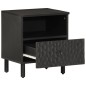 vidaXL Nachttische 2 Stk. Schwarz 40x33x46 cm Massivholz Mango vidaXL Nachttische 2 Stk. Schwarz 40x33x46 cm Massivholz Mango