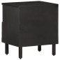 vidaXL Nachttische 2 Stk. Schwarz 40x33x46 cm Massivholz Mango vidaXL Nachttische 2 Stk. Schwarz 40x33x46 cm Massivholz Mango