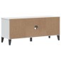 vidaXL Schuhbank VIKEN Weiß 106x35x45 cm Holzwerkstoff vidaXL Schuhbank VIKEN Weiß 106x35x45 cm Holzwerkstoff