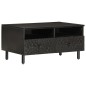 vidaXL Couchtisch Schwarz 80x54x40 cm Massivholz Mango vidaXL Couchtisch Schwarz 80x54x40 cm Massivholz Mango
