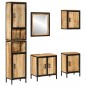 vidaXL 5-tlg. Badmöbel-Set Eisen und Massivholz Mango vidaXL 5-tlg. Badmöbel-Set Eisen und Massivholz Mango