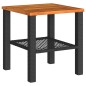 vidaXL 3-tlg. Bistro-Set mit Kissen Schwarz Poly Rattan Akazienholz vidaXL 3-tlg. Bistro-Set mit Kissen Schwarz Poly Rattan Akazienholz
