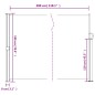 vidaXL Seitenmarkise Ausziehbar Anthrazit 180x300 cm vidaXL Seitenmarkise Ausziehbar Anthrazit 180x300 cm