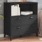 vidaXL Bücherschrank VIKEN Schwarz 80x40x90 cm Holzwerkstoff vidaXL Bücherschrank VIKEN Schwarz 80x40x90 cm Holzwerkstoff