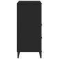 vidaXL Bücherschrank VIKEN Schwarz 80x40x90 cm Holzwerkstoff vidaXL Bücherschrank VIKEN Schwarz 80x40x90 cm Holzwerkstoff