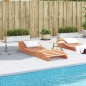 vidaXL Sonnenliege Wachsbraun 205x60x31,5 cm Massivholz Kiefer vidaXL Sonnenliege Wachsbraun 205x60x31,5 cm Massivholz Kiefer