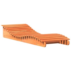 vidaXL Sonnenliege Wachsbraun 205x70x31,5 cm Massivholz Kiefer