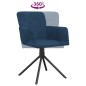 vidaXL Esszimmerstühle 2 Stk. Drehbar Blau Samt vidaXL Esszimmerstühle 2 Stk. Drehbar Blau Samt
