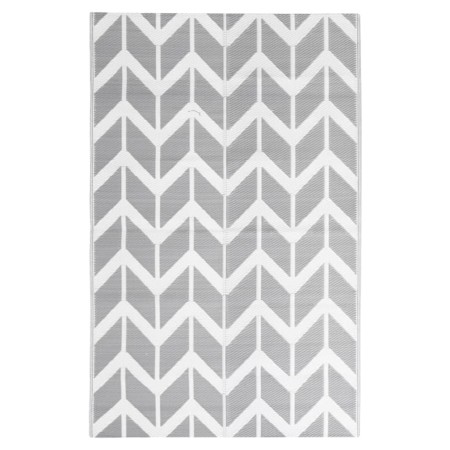 vidaXL Outdoor-Teppich Grau 190x290 cm PP