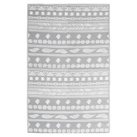 vidaXL Outdoor-Teppich Grau 140x200 cm PP