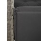 vidaXL 7-tlg. Garten-Essgruppe mit Kissen Grau Poly Rattan vidaXL 7-tlg. Garten-Essgruppe mit Kissen Grau Poly Rattan