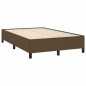 vidaXL Boxspringbett mit Matratze Dunkelbraun 120x190 cm Stoff vidaXL Boxspringbett mit Matratze Dunkelbraun 120x190 cm Stoff