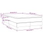 vidaXL Boxspringbett mit Matratze Hellgrau 120x190 cm Samt vidaXL Boxspringbett mit Matratze Hellgrau 120x190 cm Samt