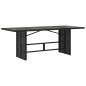 vidaXL 9-tlg. Garten-Essgruppe mit Kissen Schwarz Poly Rattan vidaXL 9-tlg. Garten-Essgruppe mit Kissen Schwarz Poly Rattan