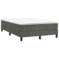 vidaXL Boxspringbett mit Matratze Dunkelgrün 120x190 cm Samt vidaXL Boxspringbett mit Matratze Dunkelgrün 120x190 cm Samt