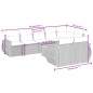 vidaXL 9-tlg. Garten-Sofagarnitur mit Kissen Schwarz Poly Rattan vidaXL 9-tlg. Garten-Sofagarnitur mit Kissen Schwarz Poly Rattan