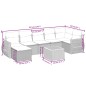 vidaXL 8-tlg. Garten-Sofagarnitur mit Kissen Schwarz Poly Rattan vidaXL 8-tlg. Garten-Sofagarnitur mit Kissen Schwarz Poly Rattan