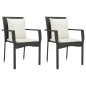 vidaXL 7-tlg. Garten-Essgruppe mit Kissen Schwarz Poly Rattan vidaXL 7-tlg. Garten-Essgruppe mit Kissen Schwarz Poly Rattan