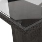 vidaXL 9-tlg. Garten-Essgruppe mit Kissen Schwarz Poly Rattan vidaXL 9-tlg. Garten-Essgruppe mit Kissen Schwarz Poly Rattan