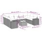 vidaXL 10-tlg. Garten-Sofagarnitur mit Kissen Schwarz Poly Rattan vidaXL 10-tlg. Garten-Sofagarnitur mit Kissen Schwarz Poly Rattan