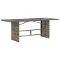 vidaXL 9-tlg. Garten-Essgruppe mit Kissen Grau Poly Rattan vidaXL 9-tlg. Garten-Essgruppe mit Kissen Grau Poly Rattan